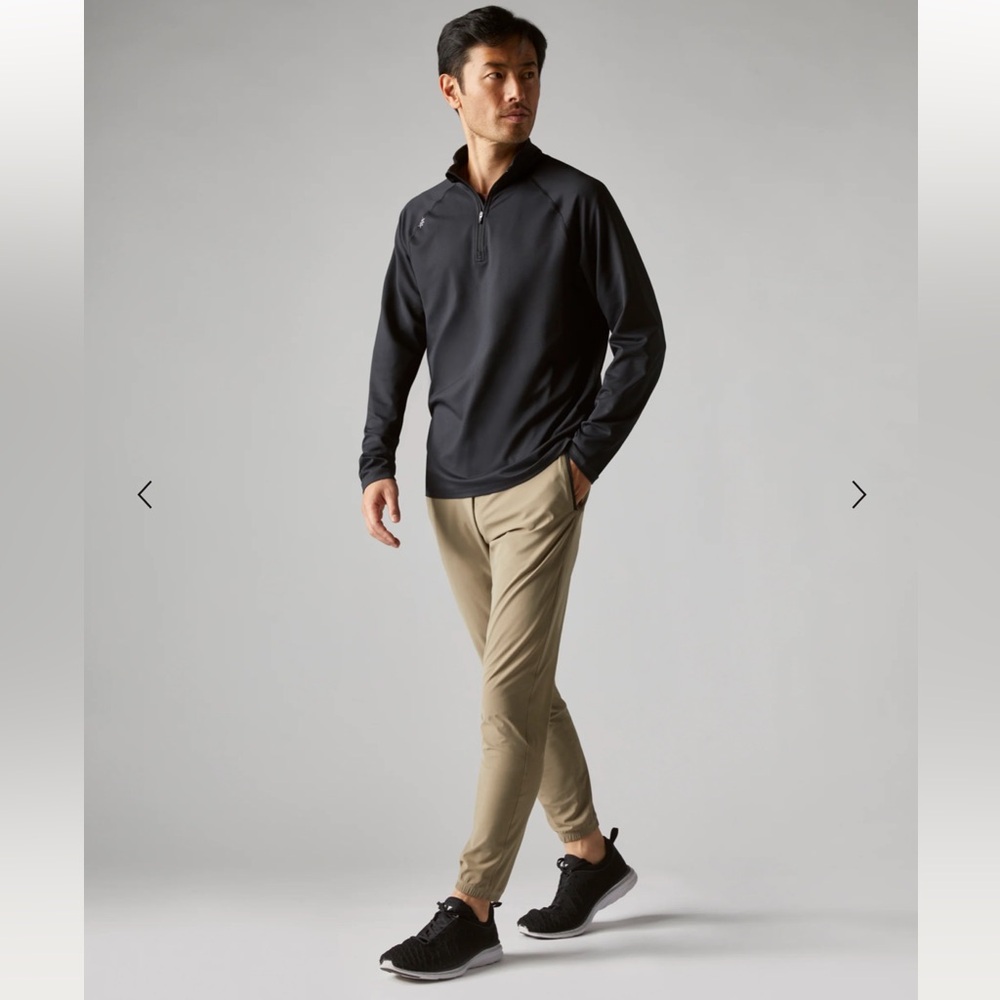 Rhône Session 1/4 Zip XL Deep Teal Performance Pullover